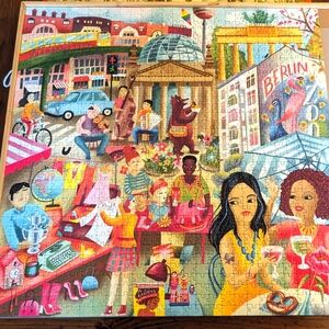 Eeboo 1000 piece berlin life puzzle